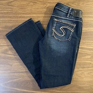Silver Aiko Bootcut Dark Wash Jeans
